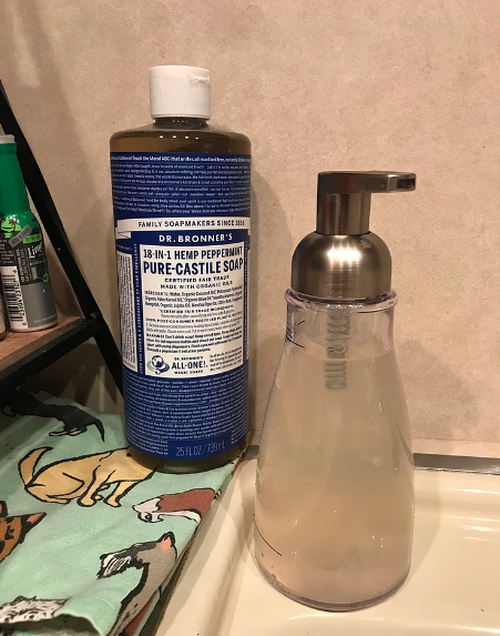 Making a Foaming Hand Soap with Castile Soap